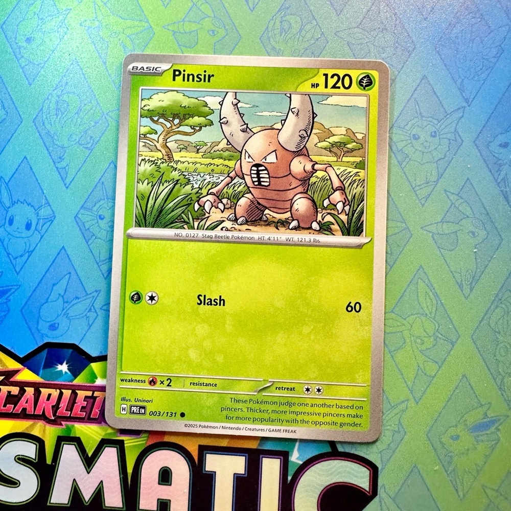 pinsir (003/131) - common — pokémon: prismatic evolutions
